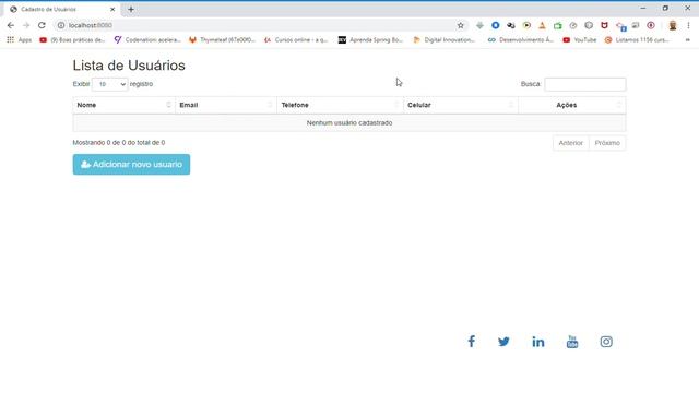 My First CRUD Java Spring Boot, thymeleaf, jquery, bootstrap, font-awesome смотреть онлайн