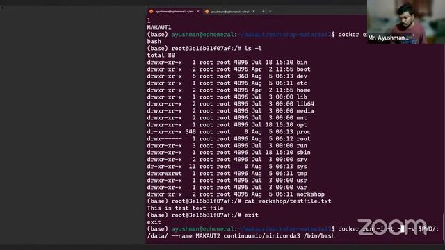 Webinar cum Workshop on Docker for reproducible bioinformatics analysis смотреть онлайн