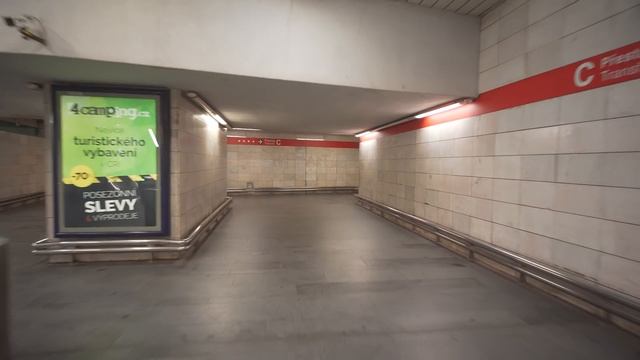 Czech Republic, Prague, 2X Metro Ride From Malostranská To I.P. Pavlova