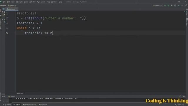 Python Tutorial for Beginners | Factorial | English смотреть онлайн