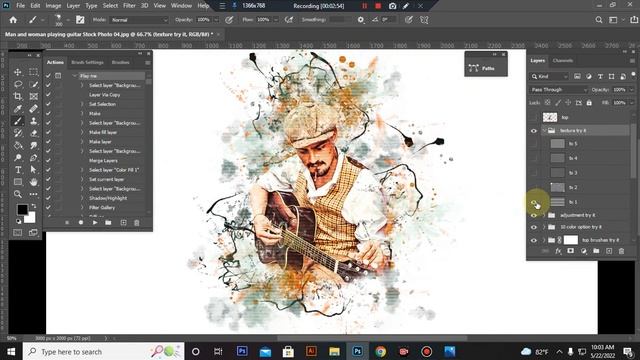 Dream Watercolor Photoshop Action смотреть онлайн