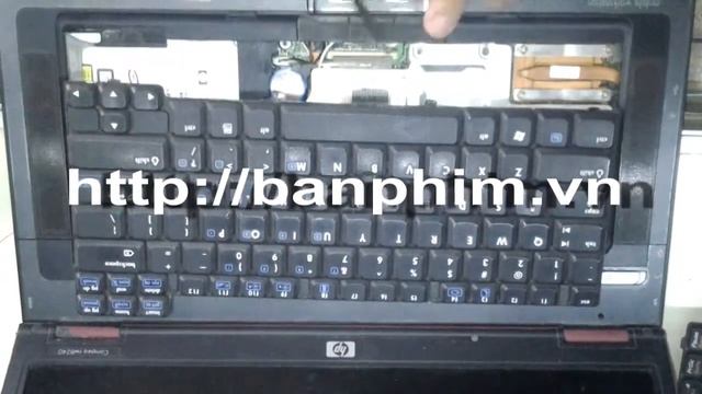 Thay tháo sửa lắp bàn phím HP Compaq NW8240 keyboard replacement fix assembly guide смотреть онлайн