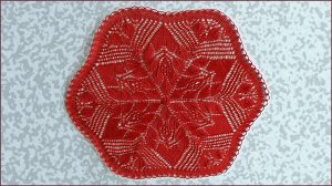 Салфетка спицами. МК вязания салфетки спицами. Часть 1.