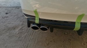 Выхлоп прямоток на Поло седан