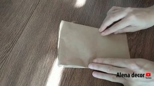 Крафт-пакет из бумаги своими руками за 5 минут. ОРИГАМИ. DIY