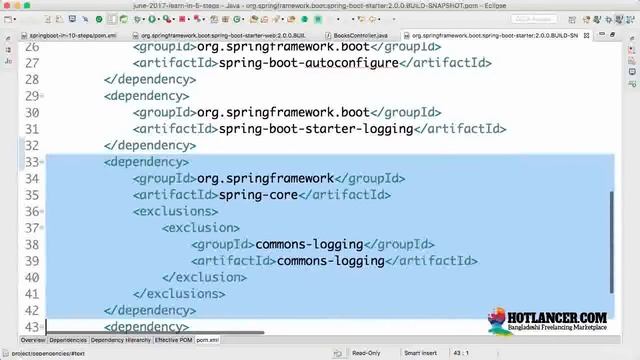 015 Step 7 Spring Boot Starter Projects Starter Web and Starter JPA смотреть онлайн
