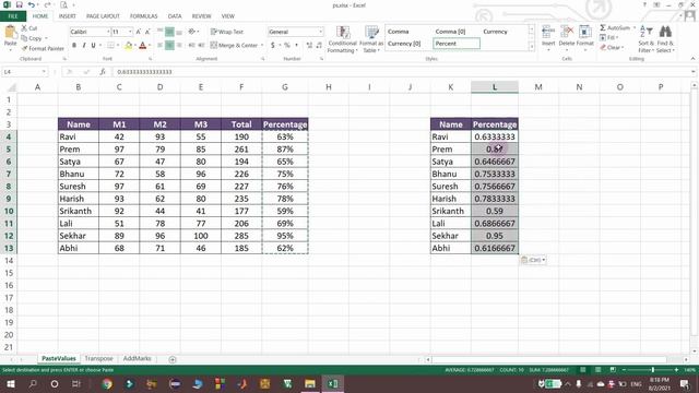 Special Paste Options || Practical Excel || తెలుగులో смотреть онлайн