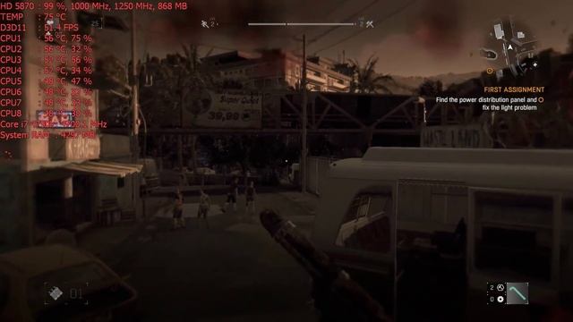 Dying Light PC【1920X1080】HD 5870 / i7 4790k смотреть онлайн