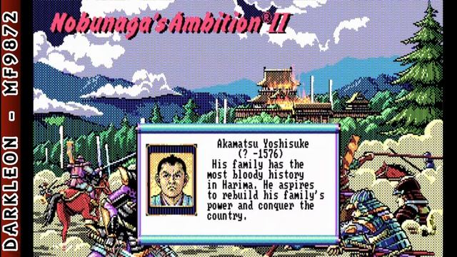 Nobunaga's Ambition II © 1989 Koei - PC DOS - Gameplay смотреть онлайн