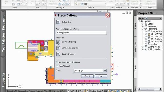 AutoCAD Architecture 2012 - Demo - Sections смотреть онлайн