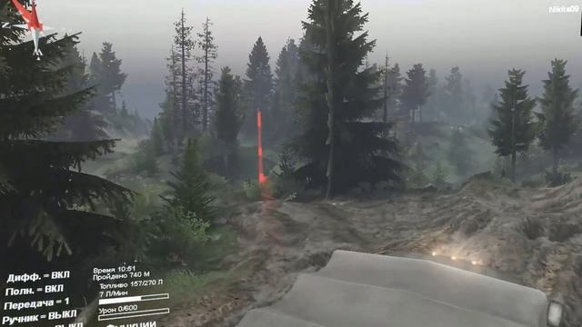 SpinTires прохождение карты Вулкан (1ч) смотреть онлайн