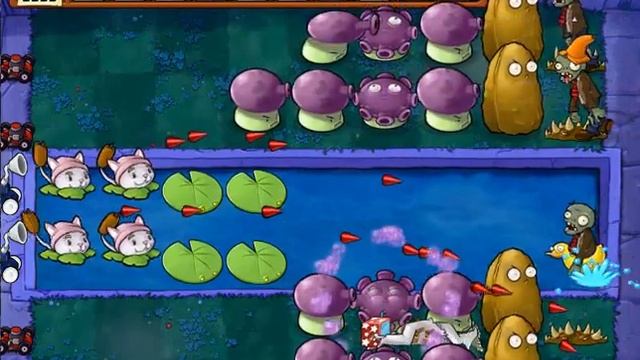 Plant Vs Zombie Night Mode Fog