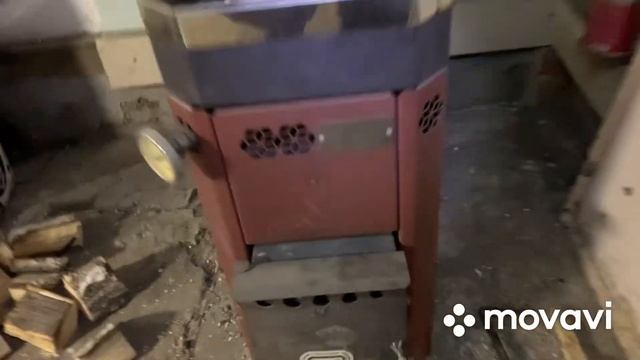 Гараж. Печка. Экономное отопление. смотреть онлайн