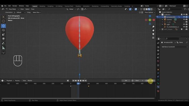 BLENDER 3.6 Воздушный шар смотреть онлайн