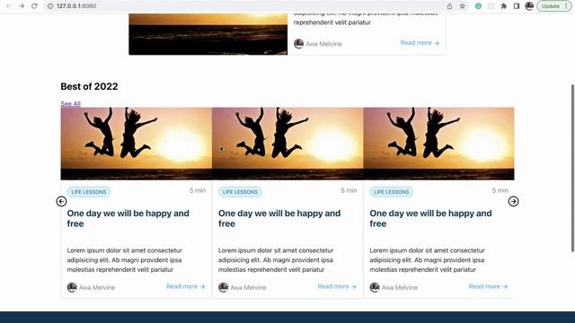 Designing a Professional Blog: Style post carousel 50 смотреть онлайн