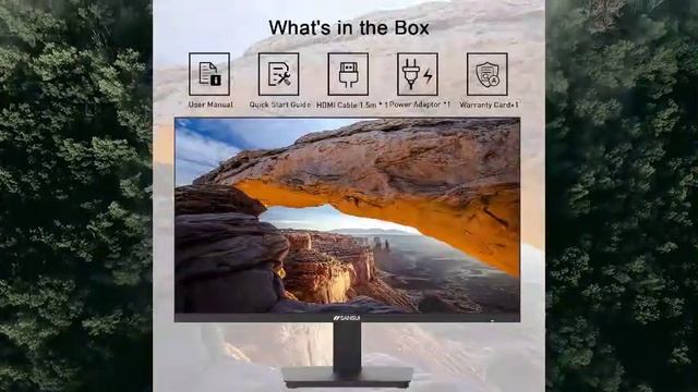 SANSUI Monitor 24 inch 100Hz PC Monitor, HDMI VGA Ports VESA Mount, FHD Computer Monitor смотреть онлайн