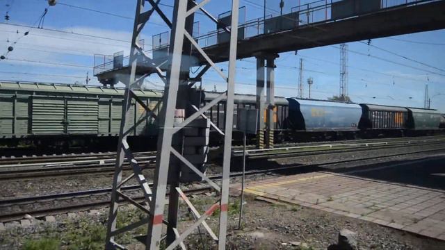 Поездка на электропоезде ЭД4М-0279 6551 Сызрань-1 - Самара смотреть онлайн