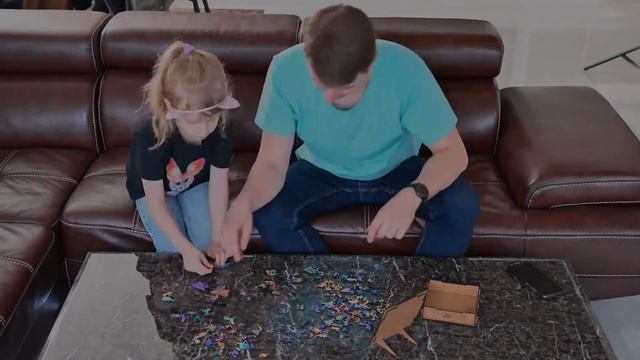 Деревянный пазл Кот 