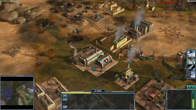 Air Force General vs Stealth General - Hard Difficulty with Commentary | C&C Generals Zero Hour смотреть онлайн