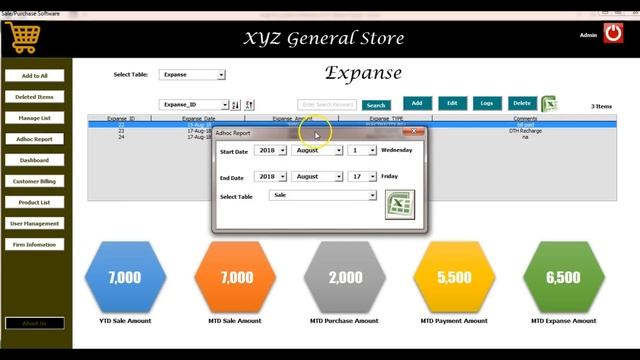 Demo: Sale/Purchase Software in Excel смотреть онлайн