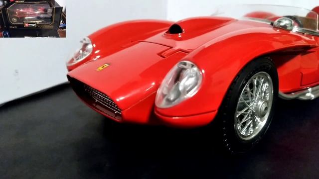 Ferrari 250 testa rossa 1957 rosso corsa Bburago смотреть онлайн
