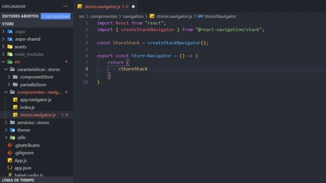 15) Ocultar el Encabezado en StackNavigator con React Navigation en React Native смотреть онлайн