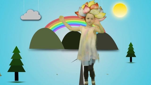 Первый танец Амельки. Как весело танцевать! Смотрите интересный танец! смотреть онлайн