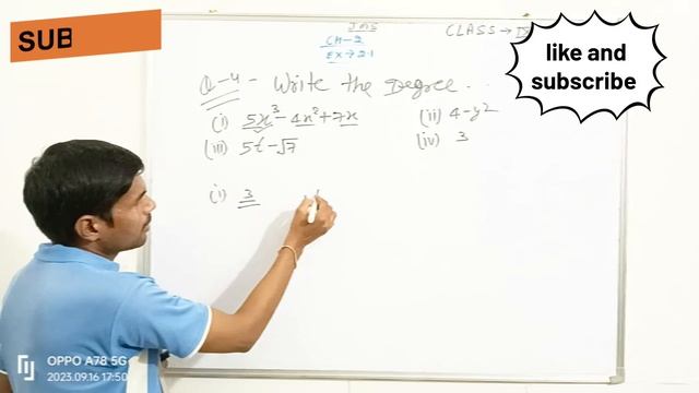 class 9th math chapter 2 polynomial exercise 2.1 question no.4 #jms #like #long #subscribe смотреть онлайн