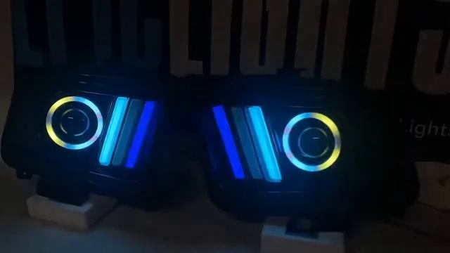 Crazy mustang headlights! смотреть онлайн