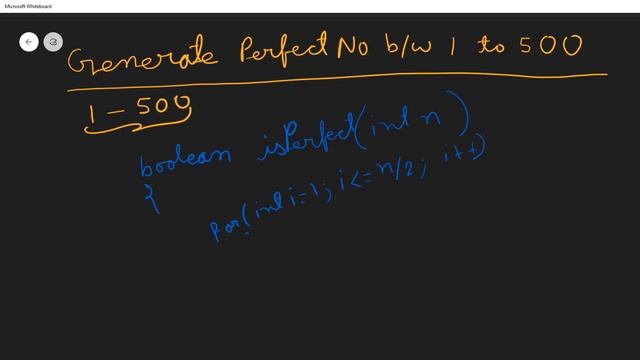 Generate Perfect number from 1 to 500 in Java || Hindi смотреть онлайн