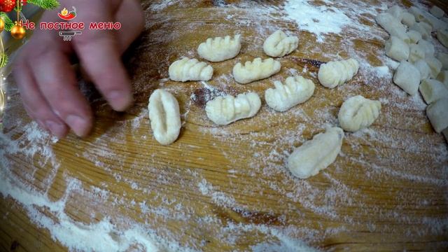 Итальянские Картофельные Ньокки. Gnocchi. Галушки. Клецки. Томатный соус. смотреть онлайн