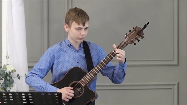 Христианская мелодия на гитаре «В городе тихая осень» 21.05.2023