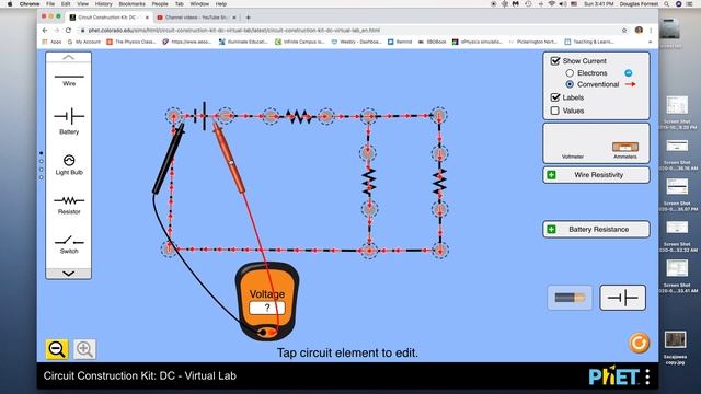 Circuit Construction Kit tutorial PhET смотреть онлайн