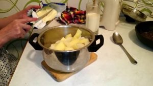 Пюре картофельное с луком! Простой рецепт блюда на ужин и обед!