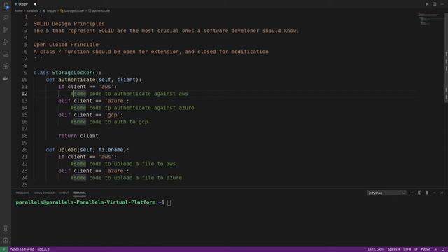 SOLID Design in Python - Open Closed Principle #2 смотреть онлайн