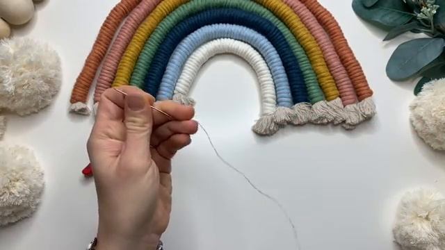 EN_DIY ? Macrame RAINBOW by DIY MACRAME WORLD_[360p] смотреть онлайн