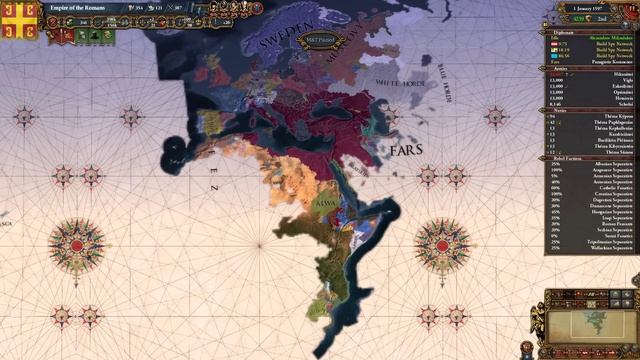 EU4 - MEIOU & Taxes - Roman Reclamation - Part 86 смотреть онлайн