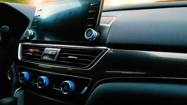 Aluminum Knob Covers for A/C and Radio for Honda Accord 2018-2019 смотреть онлайн