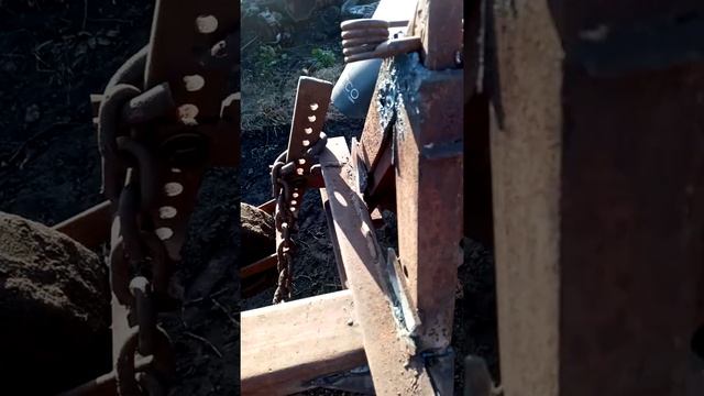Шифенг 244.Самодельный плуг 1 корпус 35 см захват. смотреть онлайн