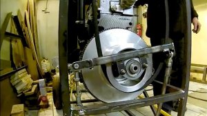 Самодельный вертолёт из Тольятти.  Механизм сцепления и раскрутки ротора вертолёта.