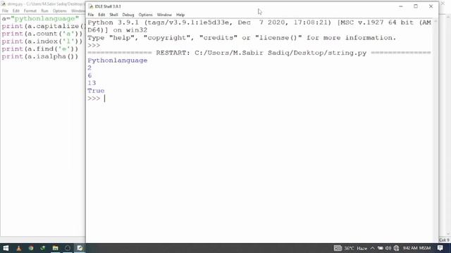 strings built in methods in python programming language , Lecture#9 смотреть онлайн