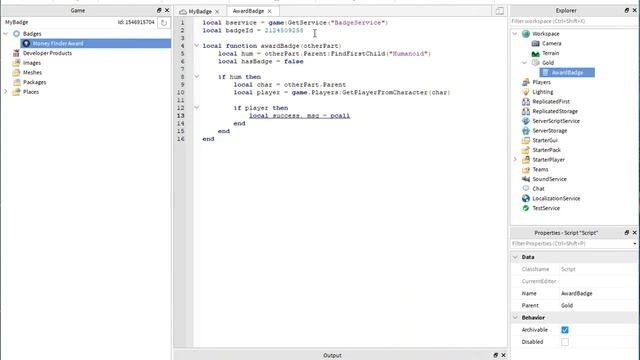Roblox Programming - How to Create and Award Badges to Players for Special Achievements смотреть онлайн