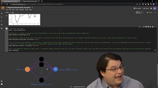 Making Your First Neural Net In Python, Part 1: Regression [Tensorflow Tutorial] смотреть онлайн