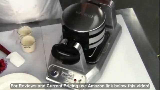 Waring (WW180) 25 Waffle/Hr Single Belgian Waffle Maker