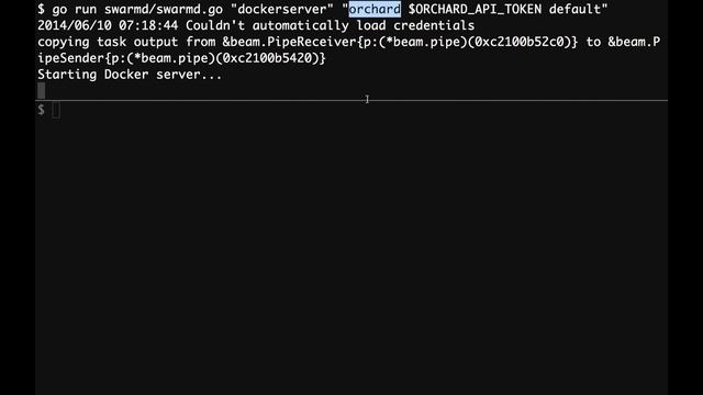 Orchard + libswarm demo from DockerCon смотреть онлайн