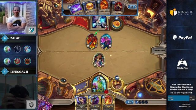 Zalae vs Lifecoach Hearthstone 1/4 KFC with Paypal смотреть онлайн