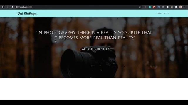 How To Build A Portfolio Website With React JS, Pixabay API & Bootstrap 5 - Photographer Portfolio смотреть онлайн