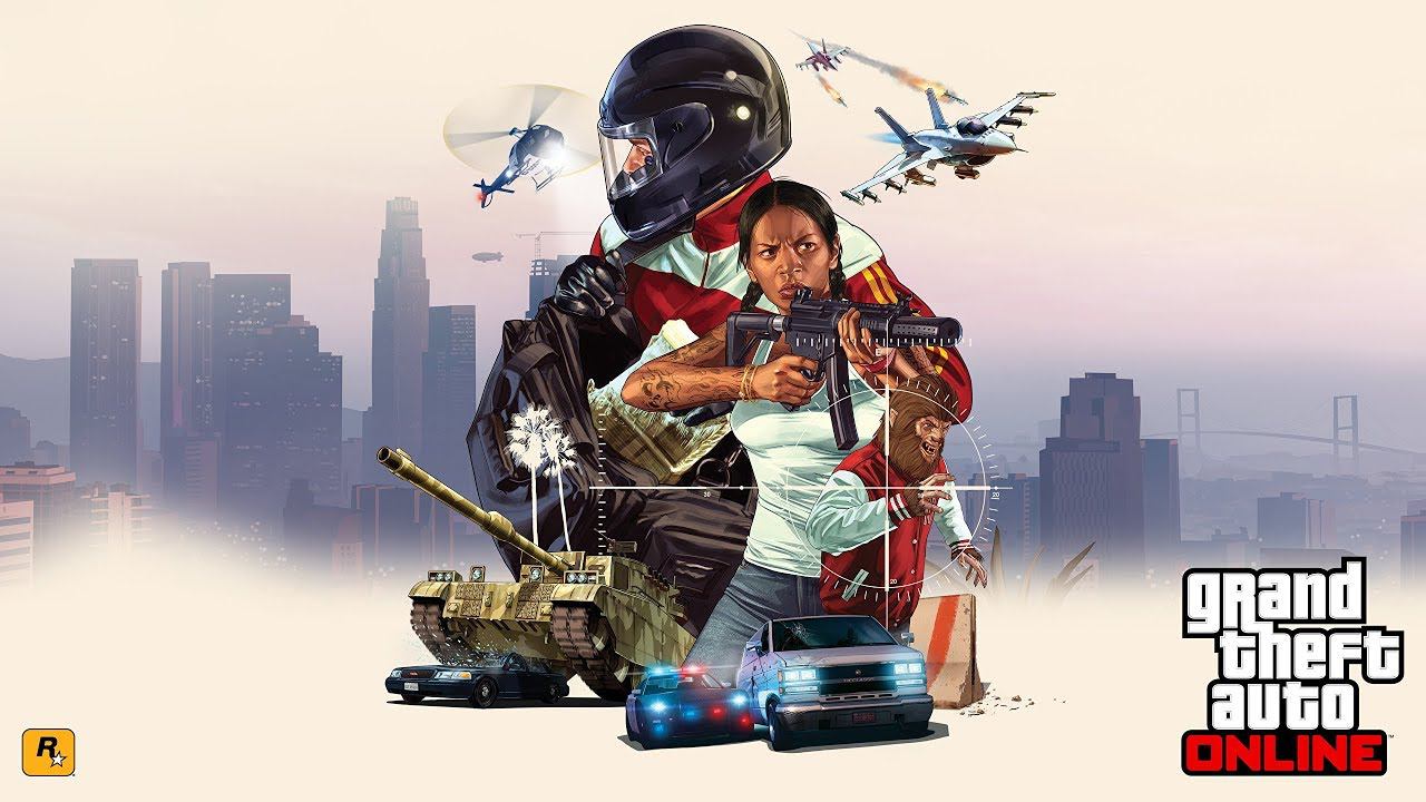 ✅СТРЕЛЯЕМСЯ ГОНЯЕМ В GTA V ONLINE смотреть онлайн