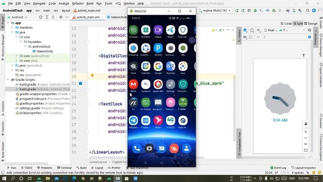 Android Bangla Tutorial 7.20 - android clock tutorial | android analog Clock | android digital Cloc смотреть онлайн
