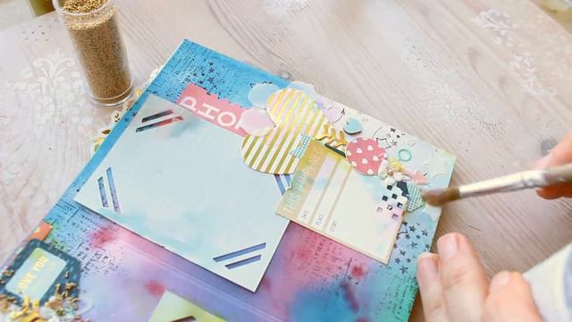 Tutorial Mini album Pages | Мастер-класс "Мини-альбом" Часть 2: Декор страничек смотреть онлайн